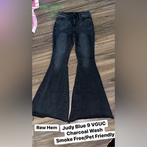 Judy Blue 9 Black/Charcoal Wash Denim